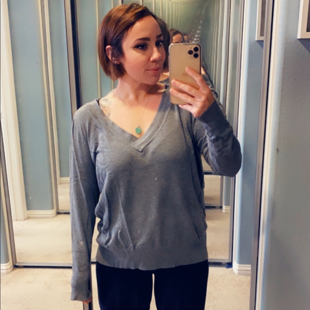 Grey lane Bryant sweater